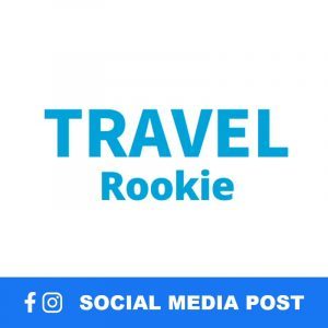 Travel Rookie Social Media Post